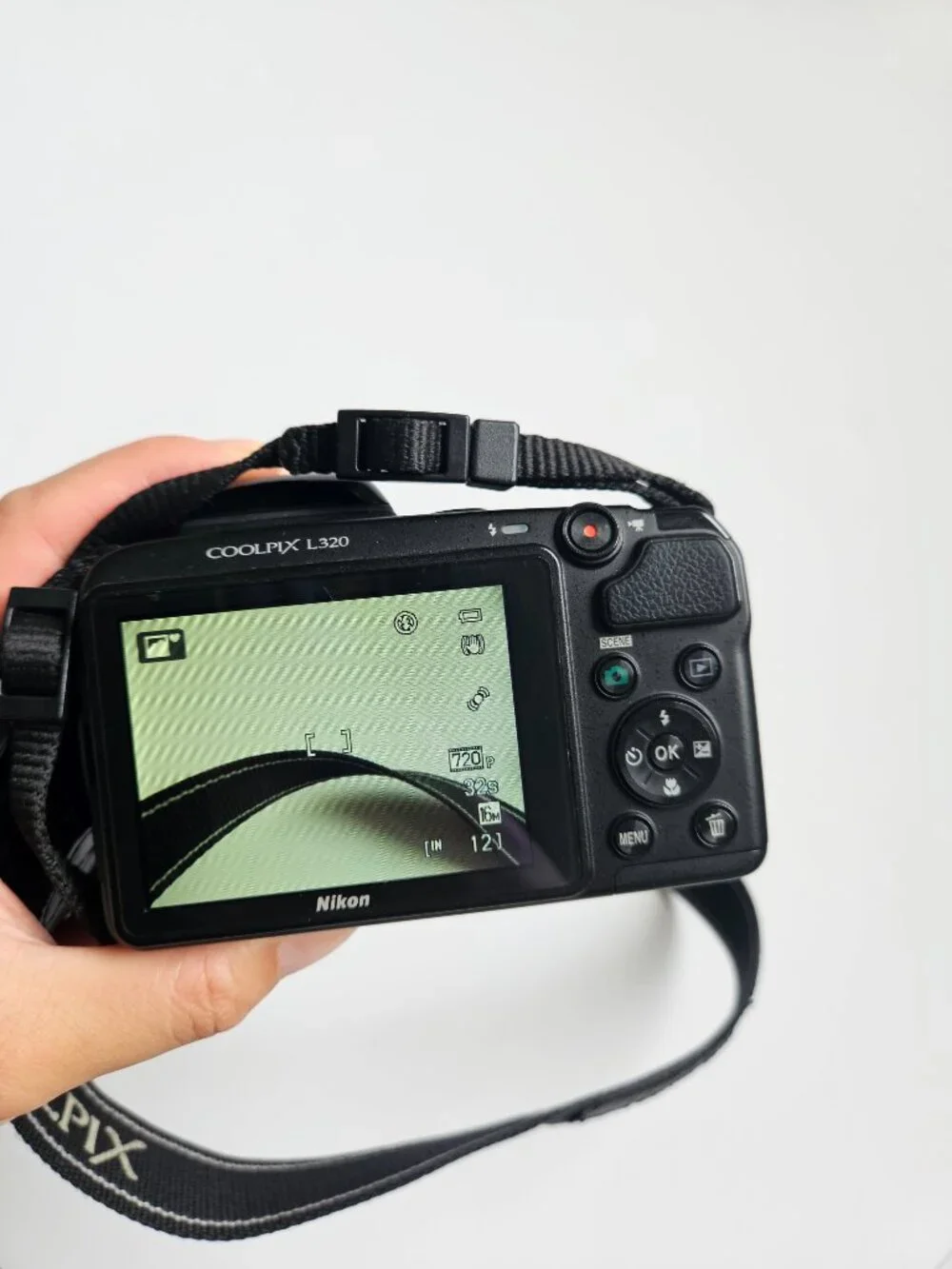 Nikon COOLPIX L320 16.1MP Digital Camera - Black